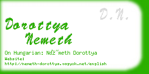 dorottya nemeth business card